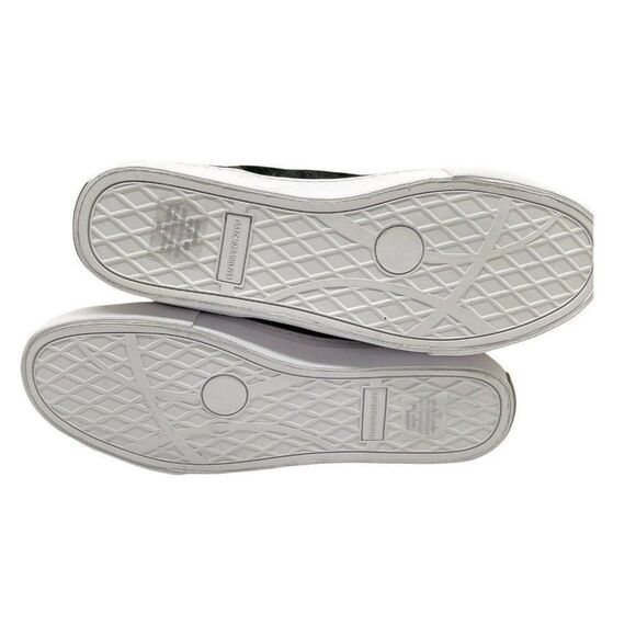 Isaac Mizrahi Sky Black Suede Soho Lily Knit Trim Lace Up Hi Top Sneakers 9 M - Picture 5 of 11